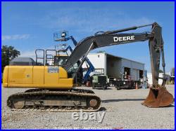 2019 John Deere 210G LC Hydraulic Excavator Trackhoe Cab A/C Aux Diesel bidadoo