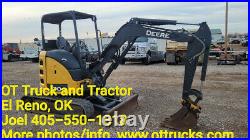 2019 John Deere 30G Open Cab Track Mini Ex Excavator