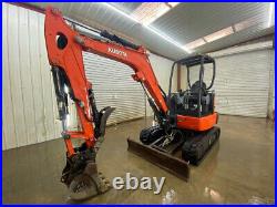 2019 Kubota Kx033-4 Orop Mini Compact Track Excavator With 2-speed, Front Aux