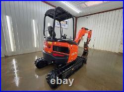 2019 Kubota U27-4 Orops Excavator With. Front Aux, Quick Attach Bucket With Thum