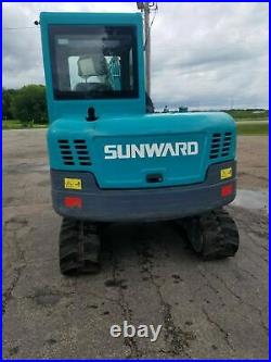 2019 Yanmar Sunward SWE60B 6 Ton Mini Excavator Midi Excavator Only 327 Hours