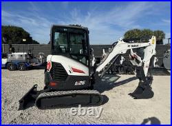 2020 Bobcat E26 Enclosed Ac/heat Low Hours Great Tracks Hydraulic Thumb