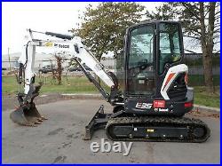 2020 Bobcat E35 Mini Excavator, Cab, Long Arm, Hyd Thumb, 155 Hrs, 33.5 HP