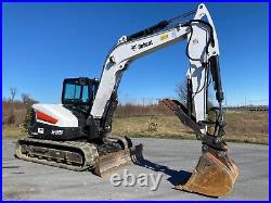 2020 Bobcat E85 Excavator, 1293 Hrs, Cab, Heat/ac, Thumb, Aux Hyd, 65.9 HP