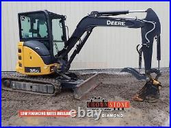 2020 Deere 35g Mini Excavator, Cab, Heat/ac, 50hrs, Hyd Thumb, Angle Blde, 23.3hp