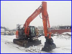 2020 Hitachi ZX135USBL-6 Excavator MINT! 1300 HRS Aux. Hyd. Q/C ZX135 Deere