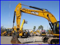 2020 JCB JS370LC Hydraulic Excavator Track Hoe Aux Hyd Diesel Cab A/C bidadoo