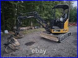 2020 John Deere 26G mini excavator Hydraulic Thumb 3 BUCKETS ONE OWNER! MINT