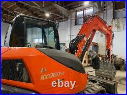 2020 Kubota KX080-4S2R3A Excavator with Cab and only 88 hours
