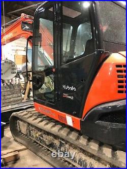 2020 Kubota KX080-4S2R3A Excavator with Cab and only 88 hours