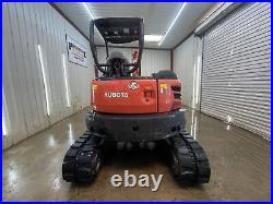 2020 Kubota U55-4 Cab Thumb Compact Mini Track Thumb Excavator
