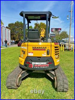 2020 Yanmar VIO35-6 Mini Excavator 7,905 lbs 965 Hours Recent Service