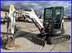2021 Bobcat E26 Mini Excavator, 495 Hours, Cab, Heat/ac, 2spd, Thumb, 24.8 HP