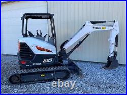 2021 Bobcat E35i Mini Excavator, 256 Hrs, 2 Spd, Keyless Start, Aux Hyd, 24.8 HP