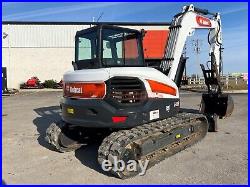 2021 Bobcat E88 MIDI Excavator, 600 Hours, Hvac, Thumb, Warranty
