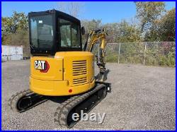 2021 Caterpillar 303.5 E2 Mini Excavator Rubber Tracks Cab Aux Hyd Cab bidadoo