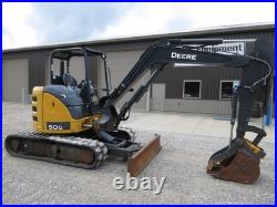 2021 John Deere 50G Excavator with thumb Low hours! Good Condition C&C Equipment