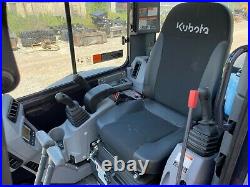 2021 Kubota Kx033-4 Mini Excavator, Cab, 33 Hours, Hyd Thumb, 2 Speed, Heat A/c