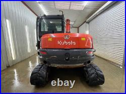 2021 Kubota Kx080-4 Cab Thumb Excavator With Ac/heat