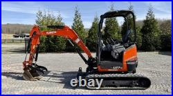 2021 Kubota U27-4 Mini Excavator Hydraulic Thumb Zero Tail Swing Quicktach
