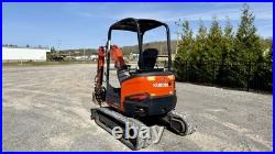 2021 Kubota U27-4 Mini Excavator Hydraulic Thumb Zero Tail Swing Quicktach