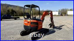 2021 Kubota U27-4 Mini Excavator Hydraulic Thumb Zero Tail Swing Quicktach