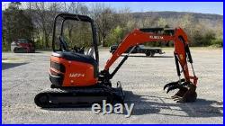 2021 Kubota U27-4 Mini Excavator Hydraulic Thumb Zero Tail Swing Quicktach