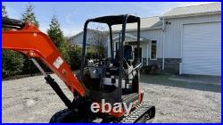 2021 Kubota U27-4 Mini Excavator Hydraulic Thumb Zero Tail Swing Quicktach