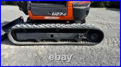 2021 Kubota U27-4 Mini Excavator Hydraulic Thumb Zero Tail Swing Quicktach