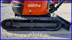 2021 Kubota U27-4 Mini Excavator Hydraulic Thumb Zero Tail Swing Quicktach