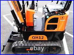 2022 AGROTK QH12 1 Ton Mini Excavator WithThumb Trackhoe SALE $9999 NEW