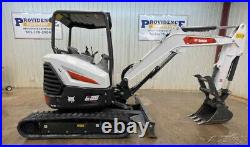 2022 BOBCAT E35i ZTS COMPACT TRACK EXCAVATOR WITH OROPS, FRONT AUX