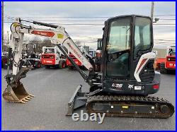 2022 Bobcat E35 R2 Mini Excavator, 387 Hrs, Cab, Heat/ac, Thumb, Long Arm, 33 HP