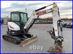 2022 Bobcat E35 R2 Mini Excavator, 387 Hrs, Cab, Heat/ac, Thumb, Long Arm, 33 HP