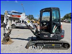 2022 Bobcat E35 R2 Mini Excavator, 434 Hrs, Cab, Heat/ac, Thumb, 33 Hp, 2 Speed