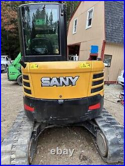2022 SANY SY50U Hydraulic Mini Excavator AC/Heat