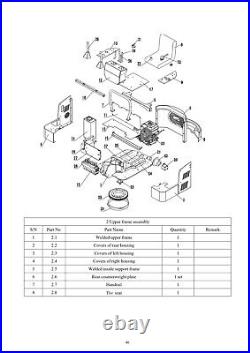 2023 NEW CFG KAT12 Mini Excavator 1 Ton 13.5hp B&S Engine Crawler