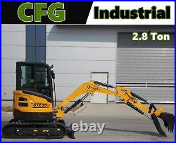 2023 NEW CFG STE35SR Hydraulic Excavator with Hydraulic Thumb Air