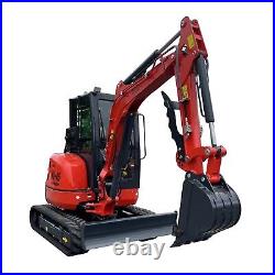 2023 New 3.5 Ton Mini Excavator with Yanmar Engine EPA Certified Cab with Air