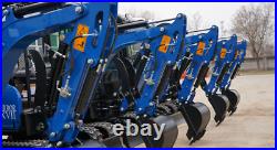 2025 4000 lb TYPHON TERROR XVII Cabin Mini Excavator Rubber Track w Kubota D902