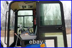 2025 4000 lb TYPHON TERROR XVII Cabin Mini Excavator Rubber Track w Kubota D902