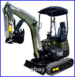 2025 4000 lb Typhon Terror XVIII Mini Excavator Rubber Track with Kubota Diesel 2025 4000 lb Typhon Terror XVIII Mini Excavator Rubber Track with Kubota Diesel