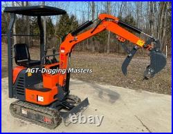 2025 NEW AGT L12 13.5HP 1 Ton Mini Excavator Digger for Sale with B&S Engine