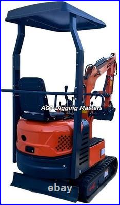 2025 NEW AGT L12 13.5HP 1 Ton Mini Excavator Digger for Sale with B&S Engine