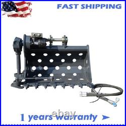 2025 NEW Hedge Mowing Bucket Attachment for Excavator Diggers Cutting USA Stock