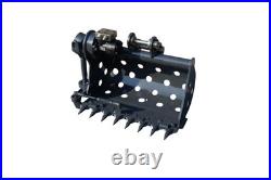 2025 NEW Hedge Mowing Bucket Attachment for Excavator Diggers Cutting USA Stock