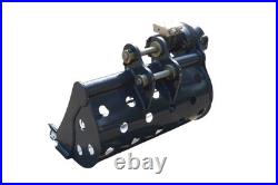 2025 NEW Hedge Mowing Bucket Attachment for Excavator Diggers Cutting USA Stock