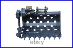 2025 NEW Hedge Mowing Bucket Attachment for Excavator Diggers Cutting USA Stock