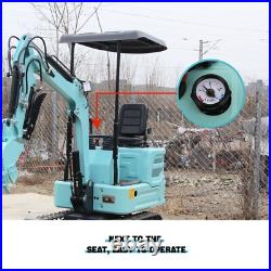 2025 New 1.4T Mini Excavator, Kubota Engine 13.5HP, Free assistive devices