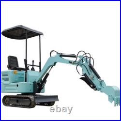 2025 New 1.4T Mini Excavator, Kubota Engine 13.5HP, Free assistive devices